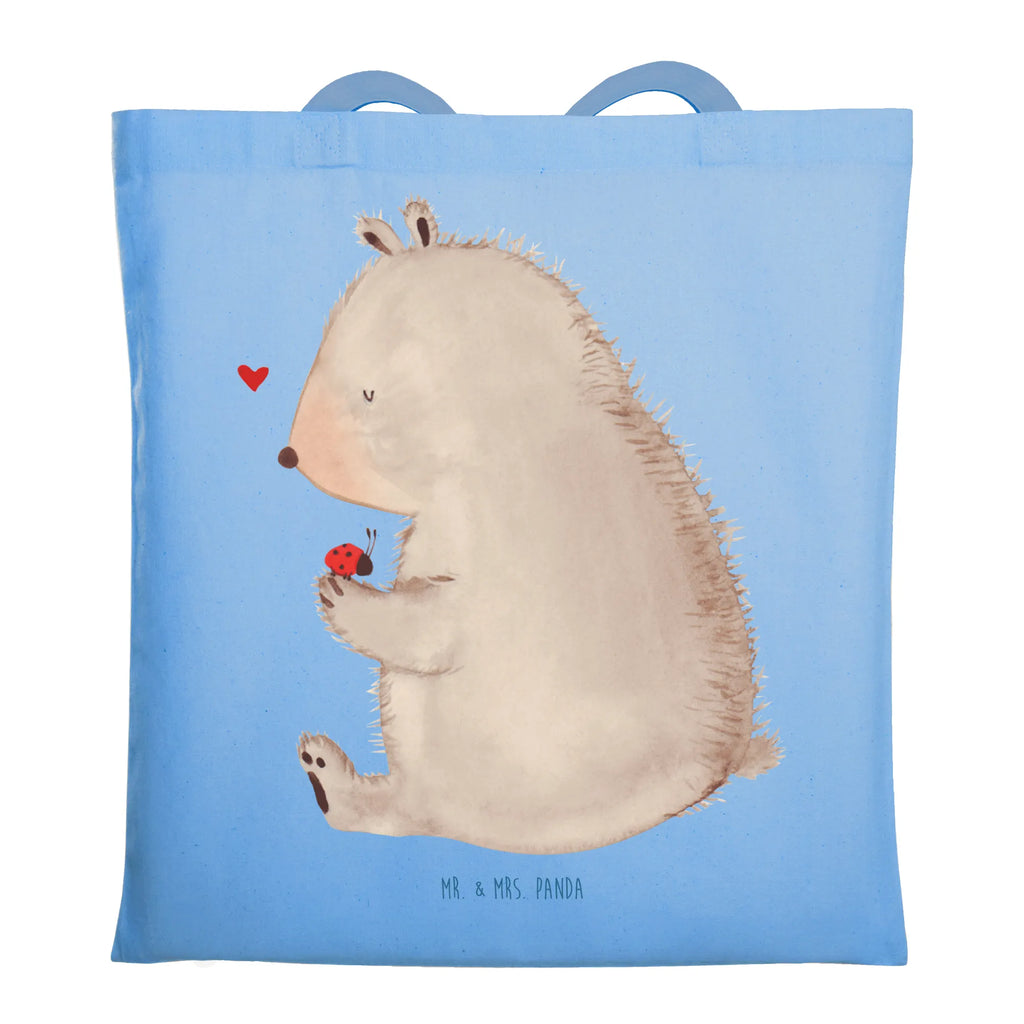 Tote bag bear ladybug Strandtasche, Laptoptasche, Tasche, Beuteltasche, Jutetasche, Tragetasche, Jutebeutel, Einkaufstasche, Umhängetasche, Einkaufstüte, Beutel, Stoffbeutel, Badetasche, Stofftasche, Schultertasche, Shopper, Bär, Teddy, Teddybär, Marienkäfer, Das Leben ist schön, Motivation, Freiheit, Liebe