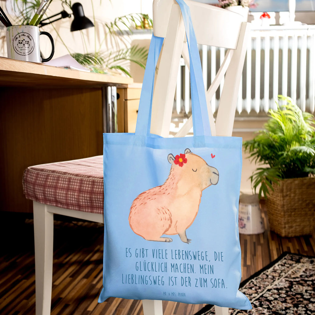 Tote bag Capybara flower shopper, shoulder bag, cotton bag, shopping bag, jute bag, pouch, cloth bag, Carrier bag, bag, small animals, cute, funny, cute animal motives, hand drawn, small world, funny sayings, good mood, happy, gifts, gift ideas, special gifts, animal lover, card