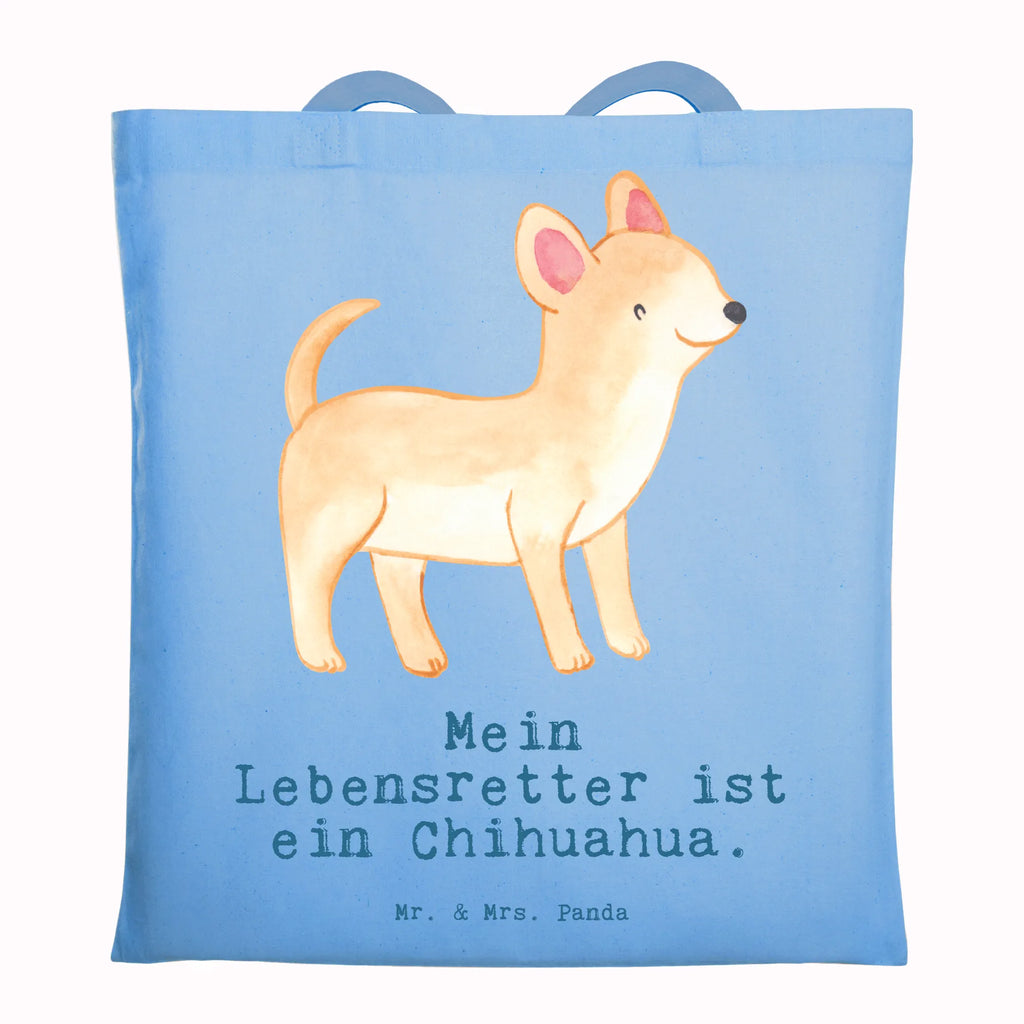 Tote bag Chihuahua Lifesaver Strandtasche, Badetasche, Tragetasche, Stofftasche, Stoffbeutel, Laptoptasche, Umhängetasche, Schultertasche, Beuteltasche, Beutel, Tasche, Jutebeutel, Jutetasche, Einkaufstasche, Einkaufstüte, Shopper, Hund, Hunderasse, Rassehund, Hundebesitzer, Geschenk, Tierfreund, Schenken, Welpe, Chihuahua