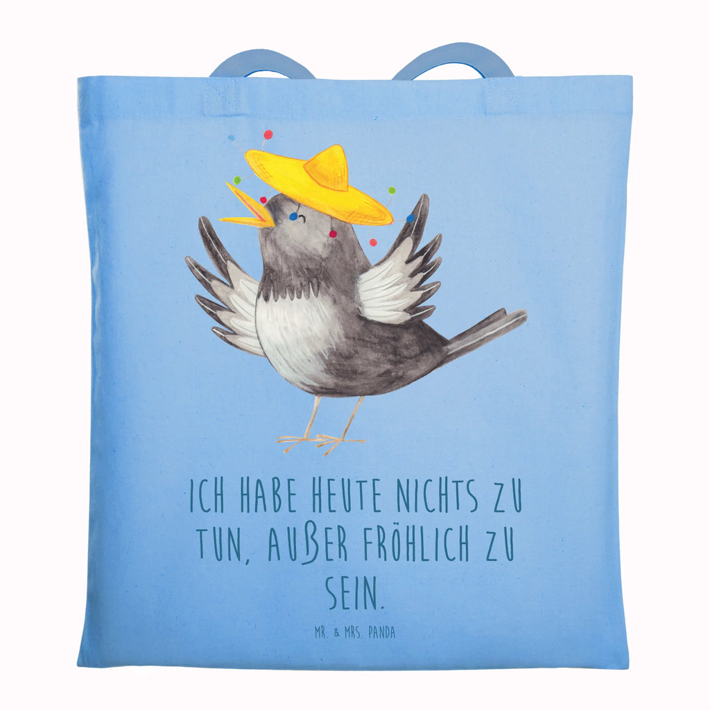 Tote bag Crow sombrero Tüte, Einkaufstüte, Beutel, uni tasche, Statementbeutel, Stofftasche, Strandtasche, Stoffbeutel, Jutetasche, bedruckte tasche, Alltagstasche, unitasche, Beuteltasche, baumwollbeutel, Einkaufsbeutel, Jutebeutel, Einkaufstasche, Schultertasche, Laptoptasche, Tasche, shopping tasche, Shopper, Henkeltasche, Badetasche, Leinentasche, Tragetasche, Baumwolltasche, tote bag, Umhängetasche, Schultasche, büchertasche, Gute Laune, Tiermotive, Tiere, lustige Sprüche, Vogel, Spruch positiv, froh, Vögel, glücklich sein, Glück Spruch, Elster, Rabe, Motivation, fröhlich sein