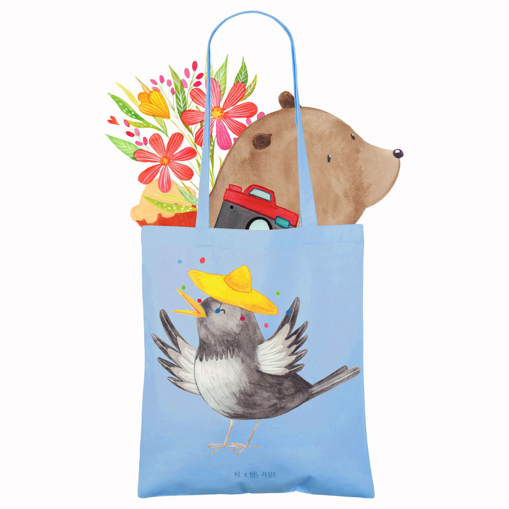 Tote bag Crow sombrero Tüte, Einkaufstüte, Beutel, uni tasche, Statementbeutel, Stofftasche, Strandtasche, Stoffbeutel, Jutetasche, bedruckte tasche, Alltagstasche, unitasche, Beuteltasche, baumwollbeutel, Einkaufsbeutel, Jutebeutel, Einkaufstasche, Schultertasche, Laptoptasche, Tasche, shopping tasche, Shopper, Henkeltasche, Badetasche, Leinentasche, Tragetasche, Baumwolltasche, tote bag, Umhängetasche, Schultasche, büchertasche, Gute Laune, Tiermotive, Tiere, lustige Sprüche, Vogel, Spruch positiv, froh, Vögel, glücklich sein, Glück Spruch, Elster, Rabe, Motivation, fröhlich sein
