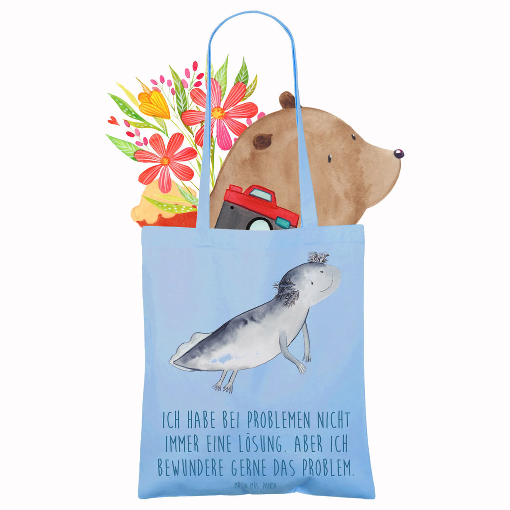 Tote bag axolotl To swim Einkaufstüte, Beutel, Badetasche, Jutebeutel, Umhängetasche, Shopper, Jutetasche, Tragetasche, Stofftasche, Schultertasche, Tasche, Einkaufstasche, Strandtasche, Laptoptasche, Beuteltasche, Stoffbeutel, Axolotl, Molch, Probleme, Motivation, Problem, Lurch, Lösungen, Axolot, Lurche, Schwanzlurch