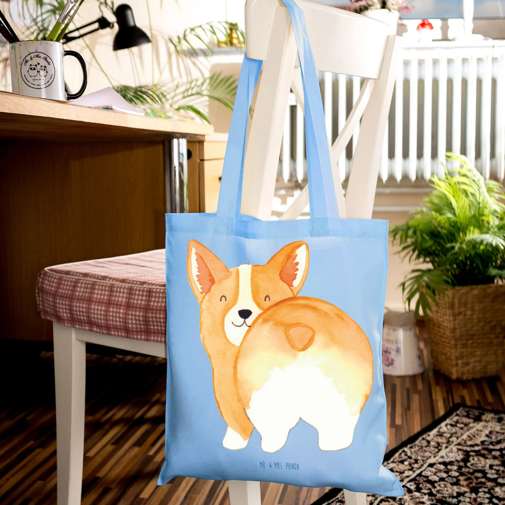 Tote bag corgi buttocks Schultertasche, Einkaufstasche, Strandtasche, Beuteltasche, Badetasche, Jutetasche, Tragetasche, Stoffbeutel, Umhängetasche, Einkaufstüte, Stofftasche, Jutebeutel, Beutel, Tasche, Shopper, Laptoptasche, Hund, Hundemotiv, Haustier, Hunderasse, Tierliebhaber, Hundebesitzer, Sprüche, Motivation, Selbstliebe, Corgie, Hundeliebe, Spruch