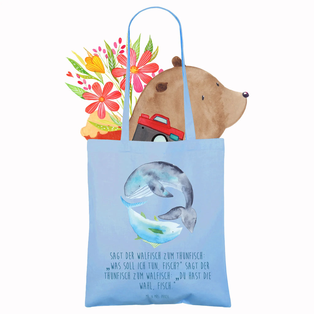 Tote bag whale tuna Beuteltasche, Umhängetasche, Einkaufstasche, Badetasche, Tasche, Stoffbeutel, Jutetasche, Beutel, Stofftasche, Laptoptasche, Schultertasche, Shopper, Strandtasche, Tragetasche, Einkaufstüte, Jutebeutel, Tiermotive, Gute Laune, lustige Sprüche, Tiere, Wahl, Witz, Wal, Wortwitz lustig, Flachwitz Geschenk, Spruch lustig, Flachwitz, Spruch des Tages, Tunfisch