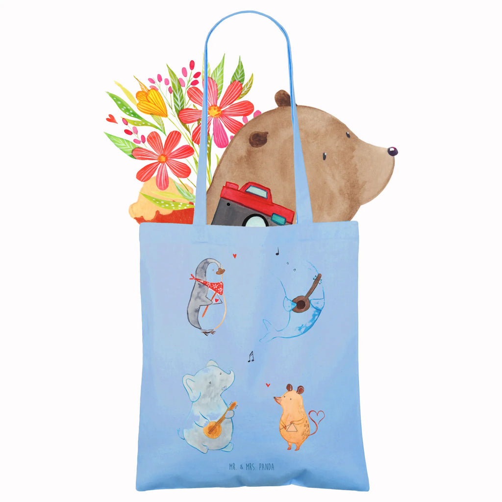 Tote bag Big tape Beuteltasche, Tragetasche, Stofftasche, Beutel, Shopper, Jutetasche, Einkaufstüte, Schultertasche, Tasche, Umhängetasche, Stoffbeutel, Laptoptasche, Einkaufstasche, Strandtasche, Jutebeutel, Badetasche, Tiermotive, Gute Laune, lustige Sprüche, Tiere, Hund, Elefant, Gitarre, Musik, Musikanten, Band, Pinguin, Delfin, Maus, Triangel