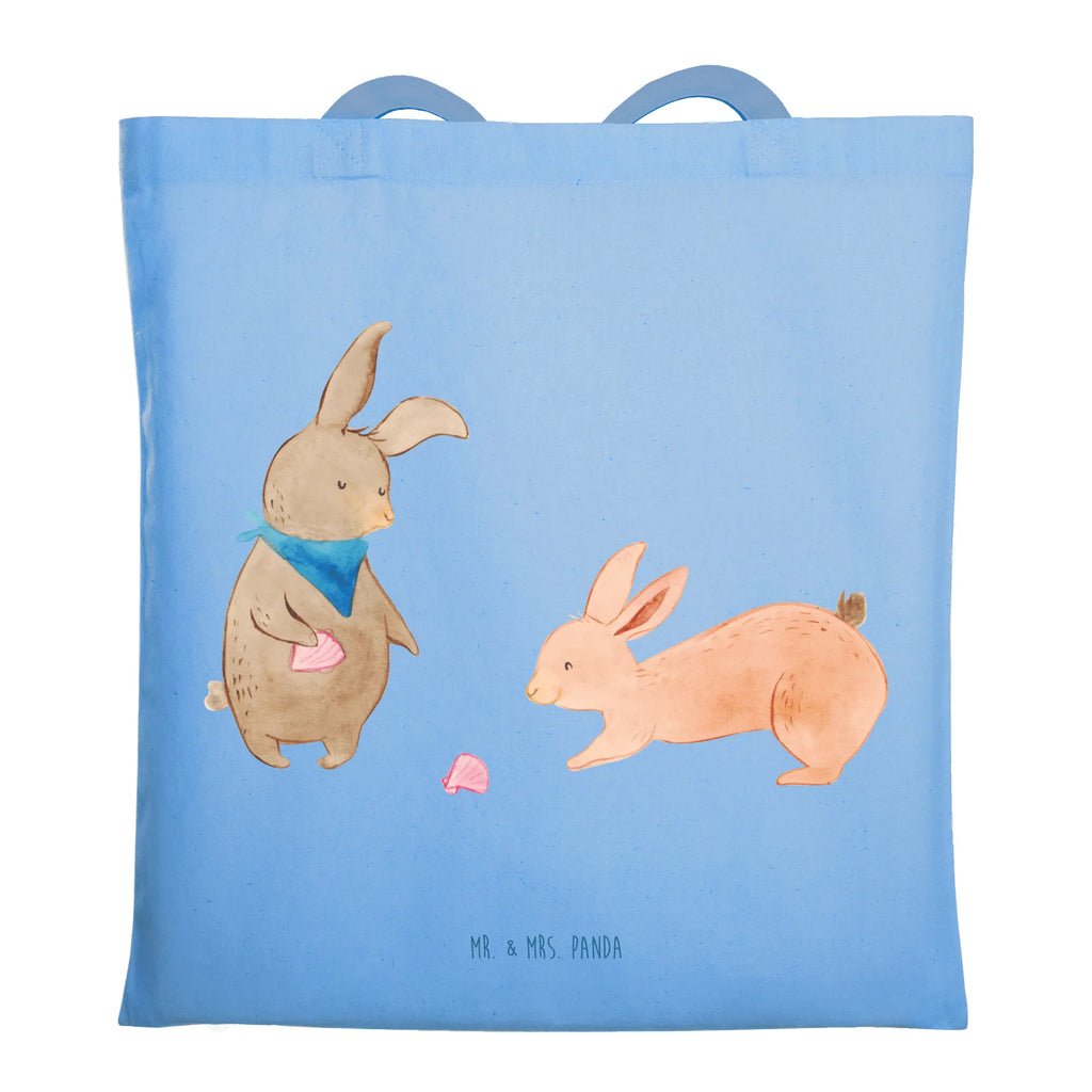 Tragetasche Hasen Muschel Tasche, Schultertasche, Strandtasche, Jutetasche, Beutel, Badetasche, Laptoptasche, Einkaufstüte, Stoffbeutel, Beuteltasche, Stofftasche, Einkaufstasche, Shopper, Jutebeutel, Umhängetasche, Tragetasche, Familie, Vatertag, Muttertag, Bruder, Schwester, Mama, Papa, Oma, Opa, Meer, Freundin, best friends, BFF, Hasen, Muscheln, beste Freundin, Freundinnen, Muscheln sammeln