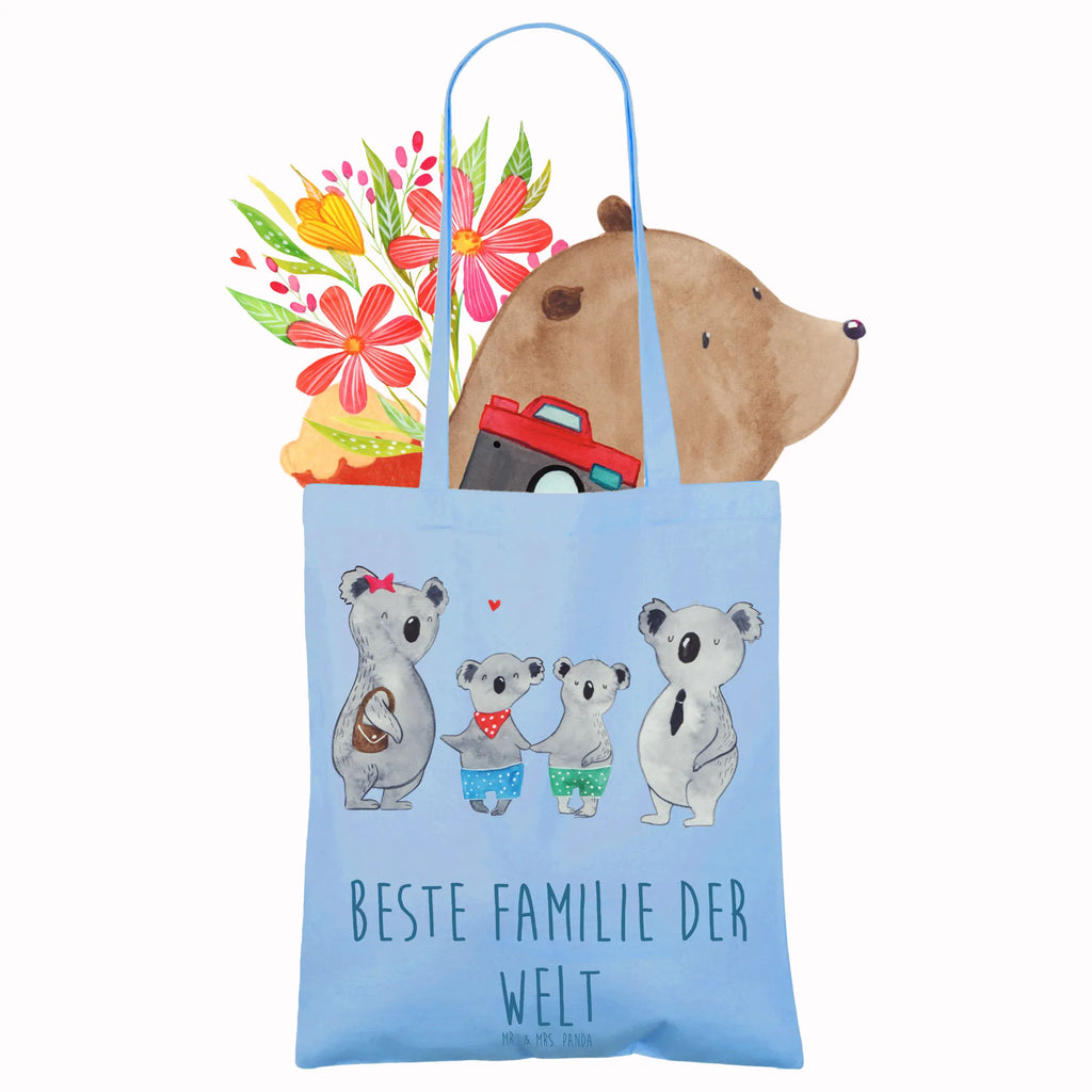 Tragetasche Koala Familie zwei Strandtasche, Laptoptasche, Einkaufstüte, Jutetasche, Schultertasche, Jutebeutel, Beutel, Tasche, Stofftasche, Shopper, Stoffbeutel, Tragetasche, Badetasche, Beuteltasche, Einkaufstasche, Umhängetasche, Familie, Vatertag, Muttertag, Bruder, Schwester, Mama, Papa, Oma, Opa, Familienleben, Koalafamilie, Lieblingsfamilie, Familienzeit, Koala, Koalabär, beste Familie