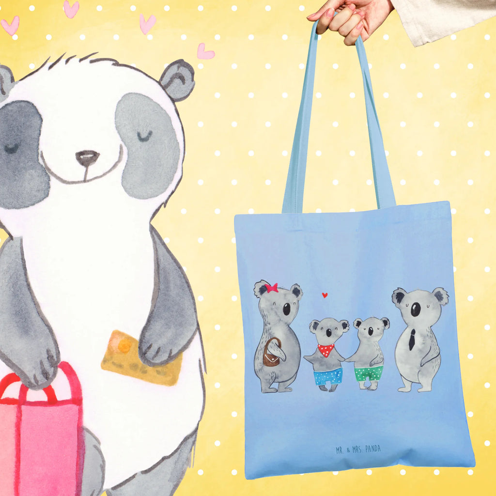 Tragetasche Koala Familie zwei Strandtasche, Laptoptasche, Einkaufstüte, Jutetasche, Schultertasche, Jutebeutel, Beutel, Tasche, Stofftasche, Shopper, Stoffbeutel, Tragetasche, Badetasche, Beuteltasche, Einkaufstasche, Umhängetasche, Familie, Vatertag, Muttertag, Bruder, Schwester, Mama, Papa, Oma, Opa, Familienleben, Koalafamilie, Lieblingsfamilie, Familienzeit, Koala, Koalabär, beste Familie