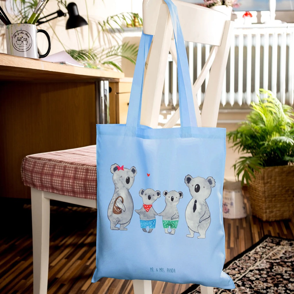 Tragetasche Koala Familie zwei Strandtasche, Laptoptasche, Einkaufstüte, Jutetasche, Schultertasche, Jutebeutel, Beutel, Tasche, Stofftasche, Shopper, Stoffbeutel, Tragetasche, Badetasche, Beuteltasche, Einkaufstasche, Umhängetasche, Familie, Vatertag, Muttertag, Bruder, Schwester, Mama, Papa, Oma, Opa, Familienleben, Koalafamilie, Lieblingsfamilie, Familienzeit, Koala, Koalabär, beste Familie