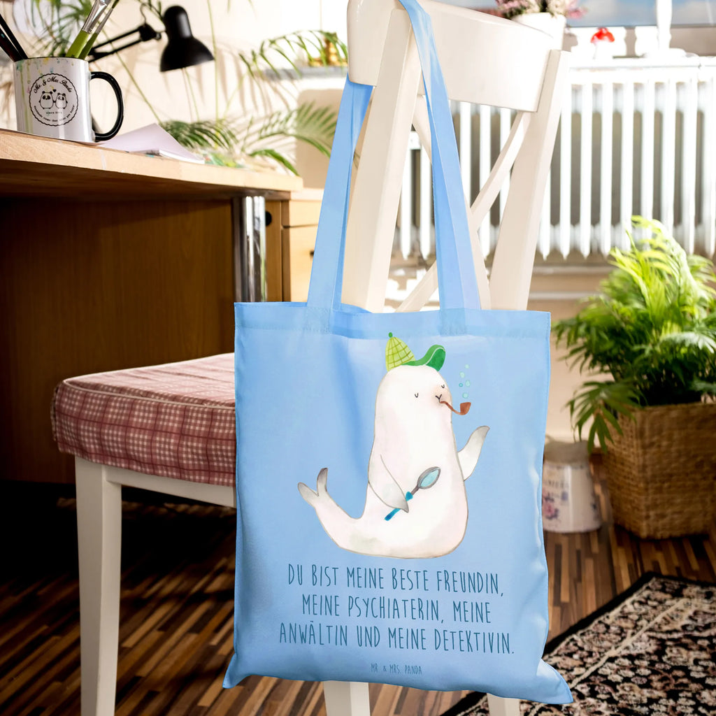 Tote bag seal sherlock