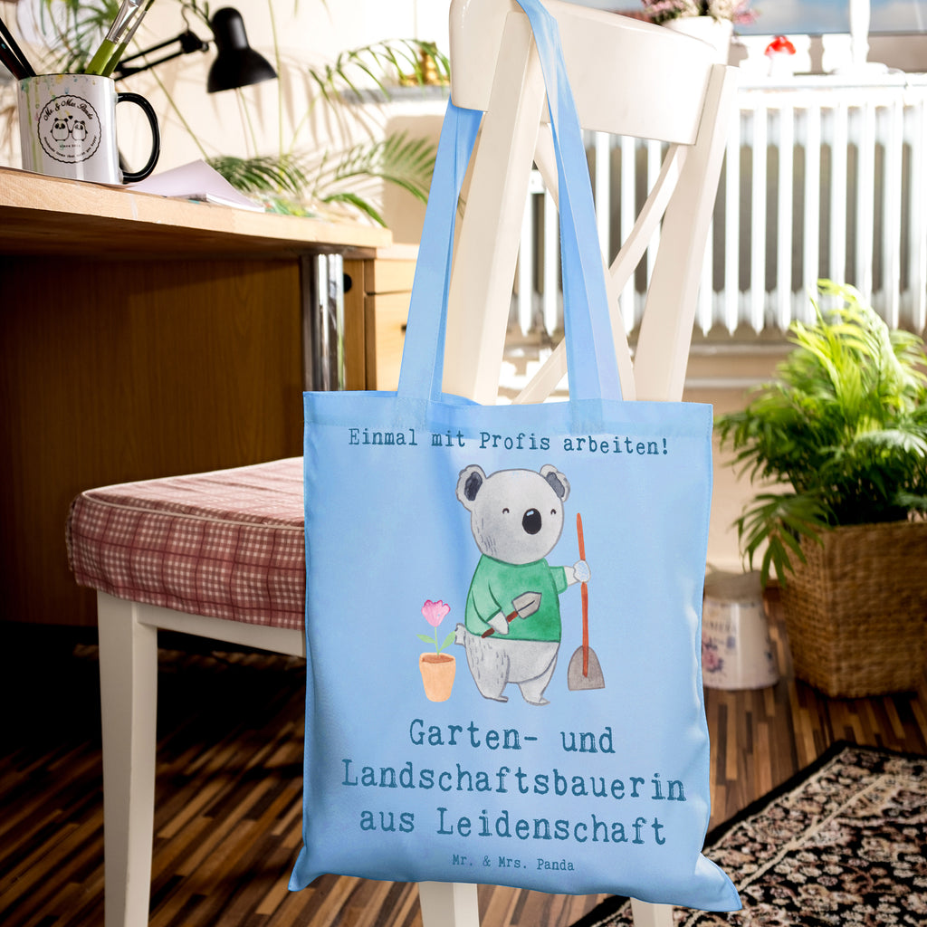 Tote bag Garden and Landscape Gardener Passion Einkaufstüte, Badetasche, Umhängetasche, Tasche, Beutel, Shopper, Stoffbeutel, Jutebeutel, Einkaufstasche, Stofftasche, Beuteltasche, Laptoptasche, Schultertasche, Strandtasche, Jutetasche, Tragetasche, Beruf, Ausbildung, Jubiläum, Abschied, Rente, Kollege, Kollegin, Geschenk, Schenken, Arbeitskollege, Mitarbeiter, Firma, Danke, Dankeschön, Gartenplaner, Gärtnerin, Gärtnerei, Gartenbau, Garten- und Landschaftsbauerin, Hobbygärtnerin