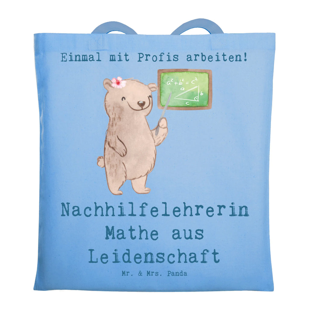 Tragetasche Nachhilfelehrerin Mathe aus Leidenschaft Jutetasche, Stofftasche, Tragetasche, Einkaufstasche, Schultertasche, Jutebeutel, Shopper, Stoffbeutel, Tasche, Umhängetasche, Beuteltasche, Beutel, Strandtasche, Badetasche, Laptoptasche, Einkaufstüte, Beruf, Ausbildung, Jubiläum, Abschied, Rente, Kollege, Kollegin, Geschenk, Schenken, Arbeitskollege, Mitarbeiter, Firma, Danke, Dankeschön, Mathematik Nachhilfelehrerin, Mathe Nachhilfe, Nachhilfeunterrricht