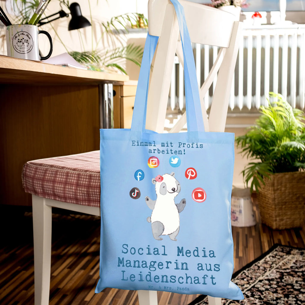 Tote bag Social Media Manager Passion bag, shopper, shoulder bag, jute bag, cotton bag, shopping bag, pouch, cloth bag, Carrier bag, gift, gift idea, best, farewell gift, passing exam, anniversary, retirement, promotion, job start, sayings, funny, profession