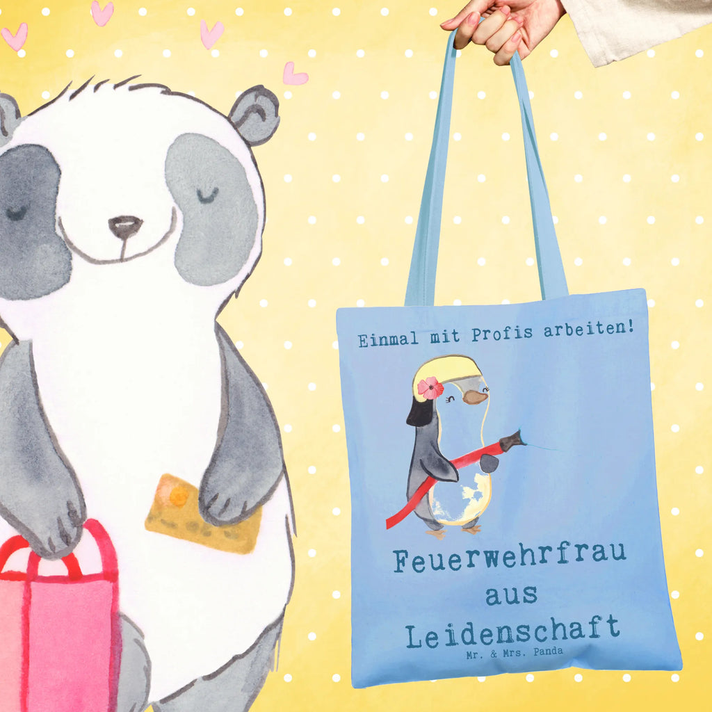 Tote bag Firewoman Passion cloth bag, Carrier bag, shoulder bag, cotton bag, jute bag, shopper, pouch, shopping bag, bag, gift, gift idea, best, farewell gift, passing exam, anniversary, retirement, promotion, job start, sayings, funny, profession