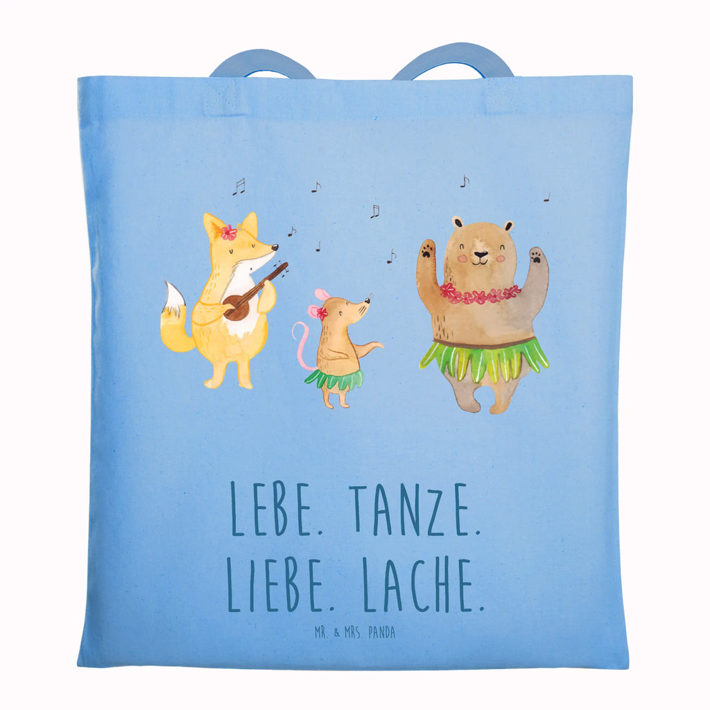 Tote bag forest animals Aloha Einkaufstasche, Stoffbeutel, Jutetasche, Tasche, Umhängetasche, Einkaufstüte, Strandtasche, Schultertasche, Beuteltasche, Badetasche, Beutel, Laptoptasche, Shopper, Tragetasche, Stofftasche, Jutebeutel, Tiermotive, Gute Laune, lustige Sprüche, Tiere, Tanzen, Hase, Bär, Musik, Wald, Lachen, Aloha, Leben, Igel, Waldtiere