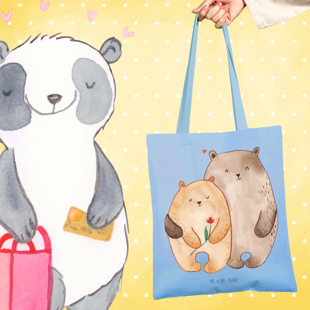 Tote bag Bears in love