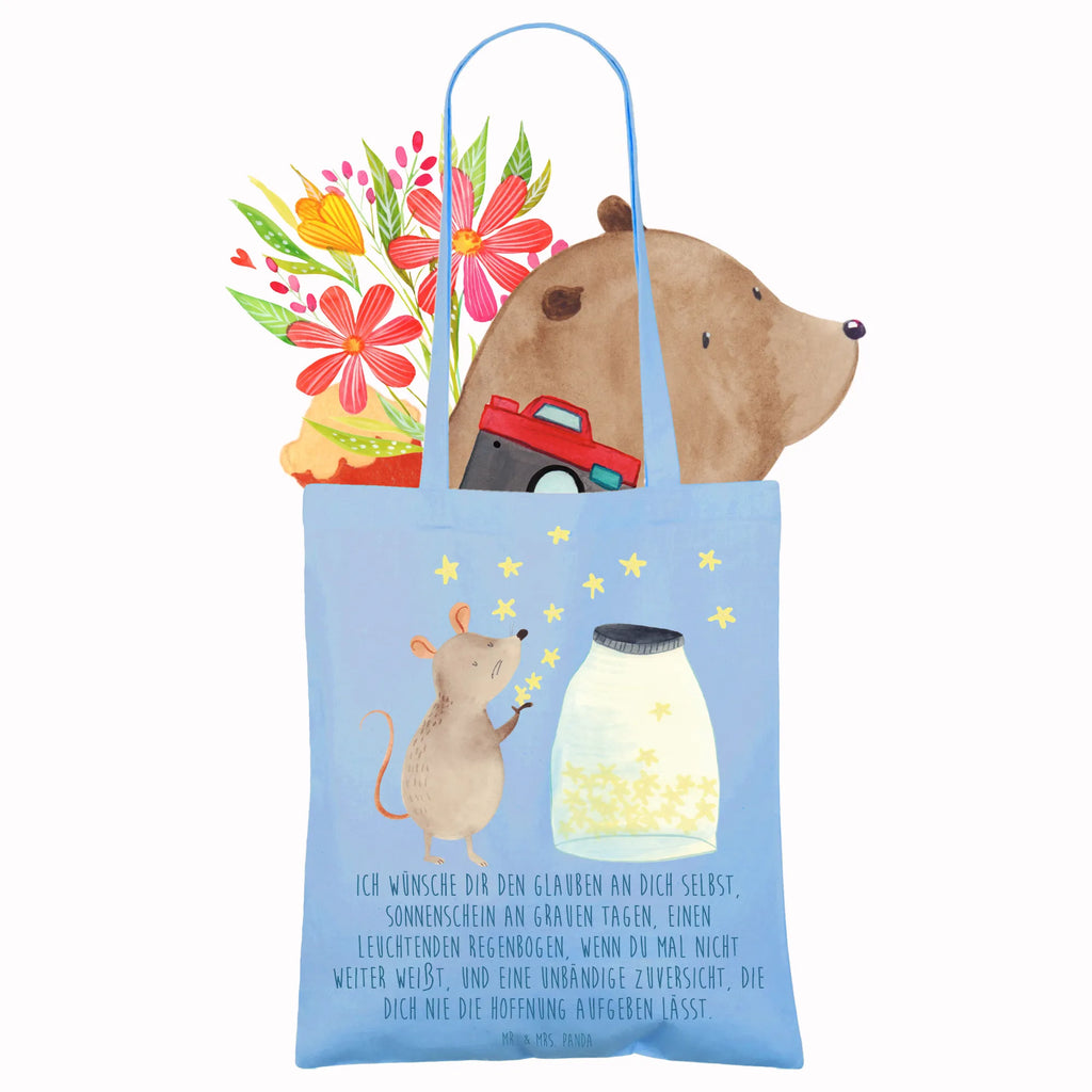 Tote bag Mouse Stars Umhängetasche, Tasche, Beuteltasche, Stoffbeutel, Jutetasche, Strandtasche, Beutel, Einkaufstüte, Shopper, Tragetasche, Laptoptasche, Jutebeutel, Stofftasche, Schultertasche, Einkaufstasche, Badetasche, Tiermotive, Gute Laune, lustige Sprüche, Tiere, Geburt, Taufgeschenk, Kind, Maus, Sterne, Taufe, erstes Kind, Kindergeburtstag, Hoffnung, Träume, Schwangerschaft, Wunsch, Geburtstag