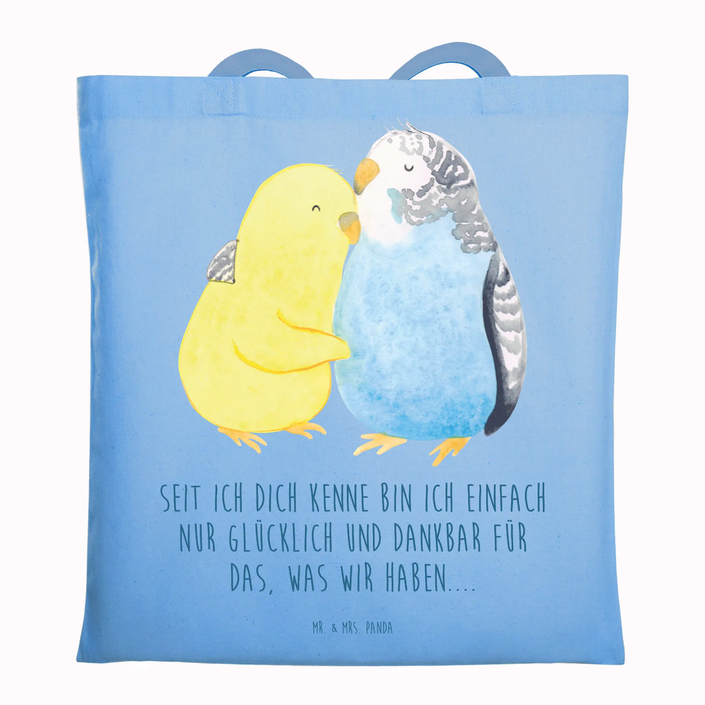 Tote bag Parakeets in love