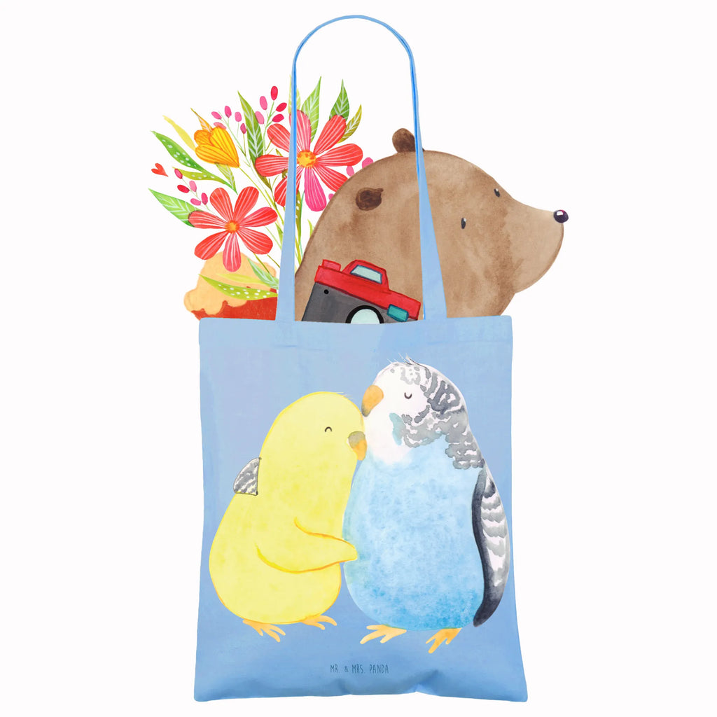 Tote bag Parakeets in love