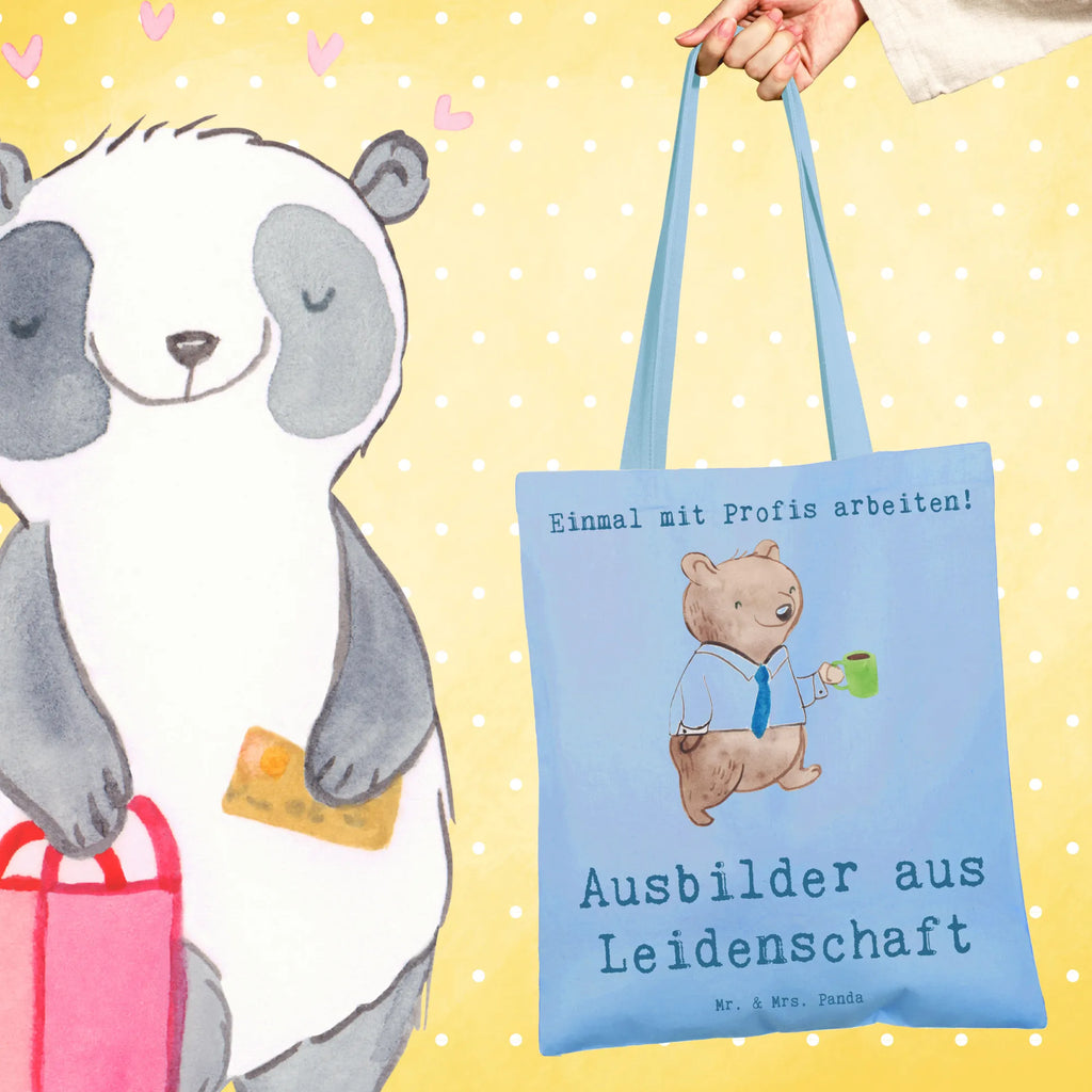 Tote bag instructor Passion Beutel, Einkaufstüte, Tragetasche, Jutetasche, Laptoptasche, Schultertasche, Badetasche, Jutebeutel, Tasche, Strandtasche, Stofftasche, Stoffbeutel, Umhängetasche, Beuteltasche, Shopper, Einkaufstasche, Beruf, Ausbildung, Jubiläum, Abschied, Rente, Kollege, Kollegin, Geschenk, Schenken, Arbeitskollege, Mitarbeiter, Firma, Danke, Dankeschön, Ausbilderprüfung, Tutor, Ausbilder