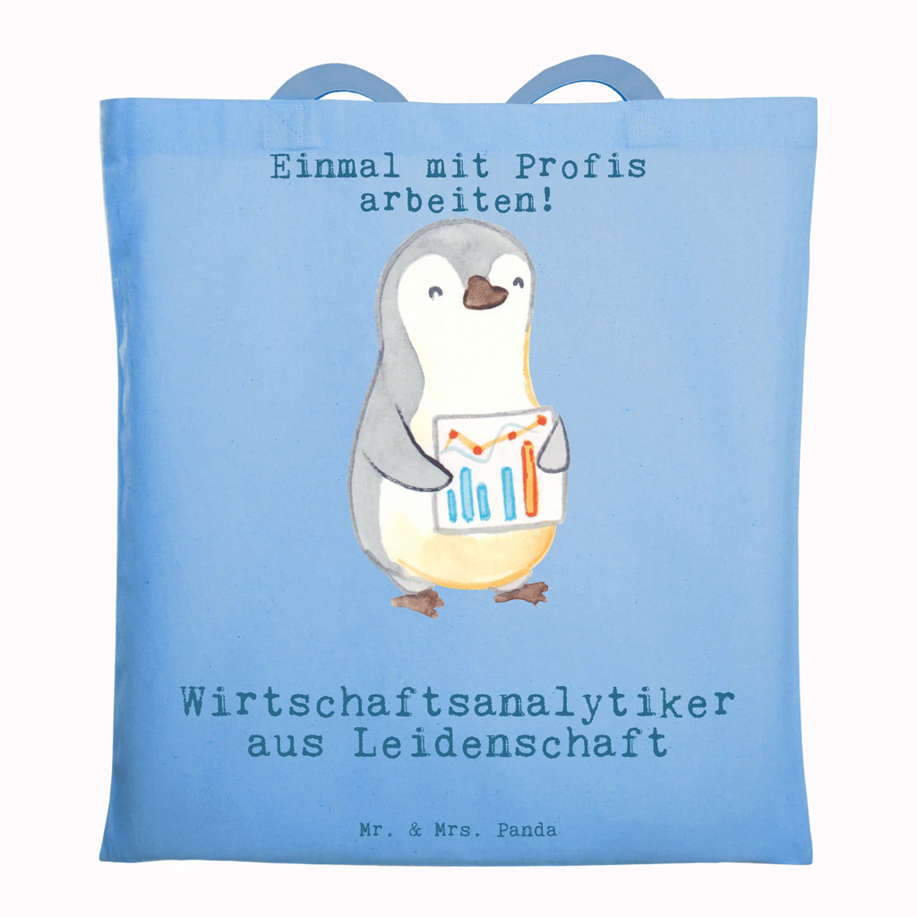 Tragetasche Wirtschaftsanalytiker aus Leidenschaft Shopper, Stofftasche, Jutetasche, Tragetasche, Jutebeutel, Beuteltasche, Tasche, Badetasche, Stoffbeutel, Laptoptasche, Umhängetasche, Einkaufstasche, Strandtasche, Beutel, Schultertasche, Einkaufstüte, Beruf, Ausbildung, Jubiläum, Abschied, Rente, Kollege, Kollegin, Geschenk, Schenken, Arbeitskollege, Mitarbeiter, Firma, Danke, Dankeschön