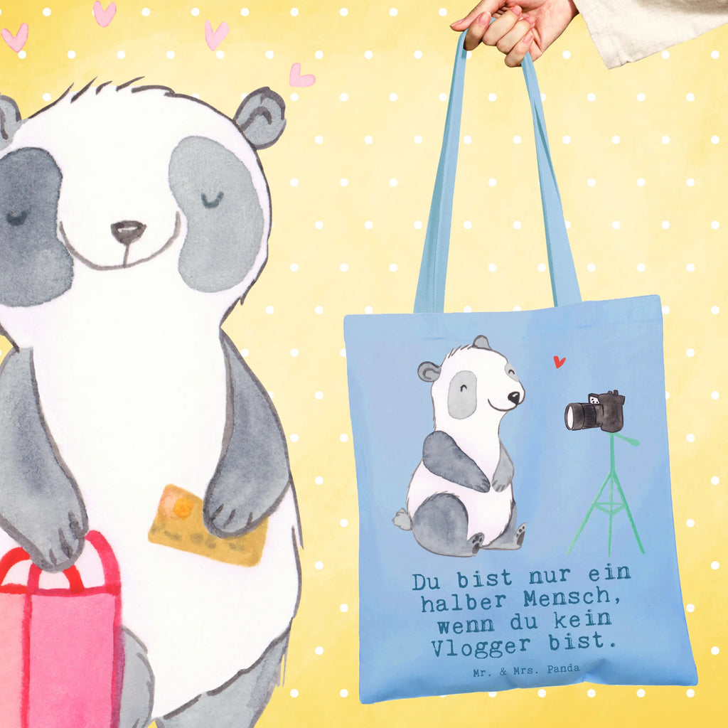 Tote bag Vlogger Heart bag, Carrier bag, cotton bag, shopper, jute bag, shoulder bag, pouch, cloth bag, shopping bag, gift, gift idea, best, farewell gift, passing exam, anniversary, retirement, promotion, job start, sayings, funny, profession