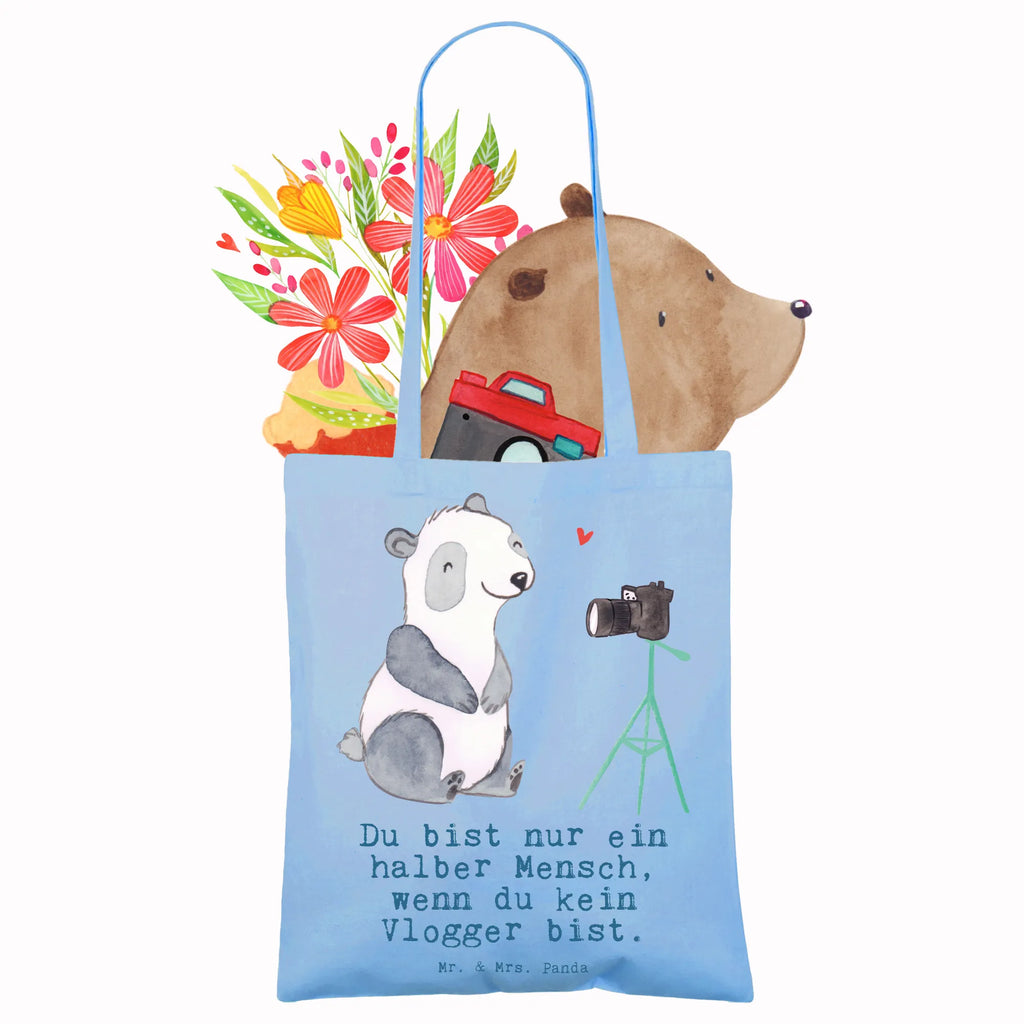 Tote bag Vlogger Heart bag, Carrier bag, cotton bag, shopper, jute bag, shoulder bag, pouch, cloth bag, shopping bag, gift, gift idea, best, farewell gift, passing exam, anniversary, retirement, promotion, job start, sayings, funny, profession