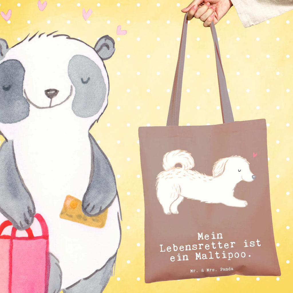 Tote bag Maltipoo Lifesaver Strandtasche, Beutel, Laptoptasche, Beuteltasche, Umhängetasche, Jutebeutel, Jutetasche, Badetasche, Tragetasche, Einkaufstasche, Schultertasche, Einkaufstüte, Stoffbeutel, Shopper, Stofftasche, Tasche, Hund, Hunderasse, Rassehund, Hundebesitzer, Geschenk, Tierfreund, Schenken, Welpe, Maltipoo, Mischling, Kreuzung