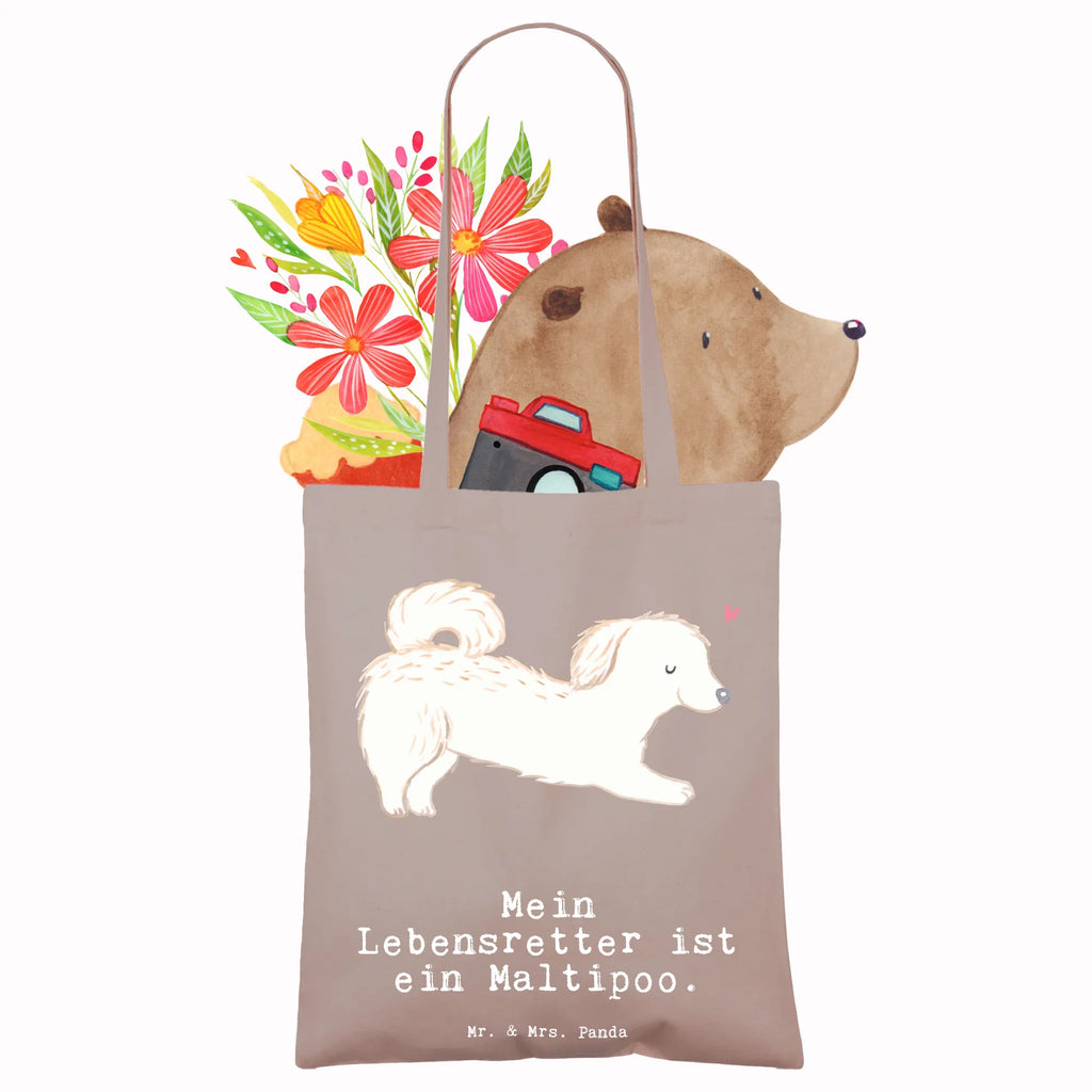 Tote bag Maltipoo Lifesaver Strandtasche, Beutel, Laptoptasche, Beuteltasche, Umhängetasche, Jutebeutel, Jutetasche, Badetasche, Tragetasche, Einkaufstasche, Schultertasche, Einkaufstüte, Stoffbeutel, Shopper, Stofftasche, Tasche, Hund, Hunderasse, Rassehund, Hundebesitzer, Geschenk, Tierfreund, Schenken, Welpe, Maltipoo, Mischling, Kreuzung