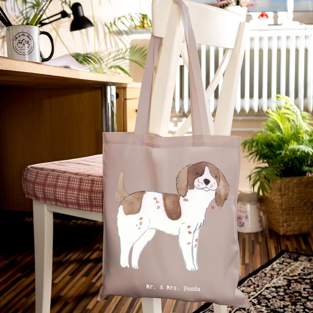 Tote bag English Springer Spaniel Moment cloth bag, shopper, shoulder bag, jute bag, bag, cotton bag, Carrier bag, shopping bag, pouch, Dog, dog breed, purebred dog, dog owner, gift, animal lover, giving, puppy