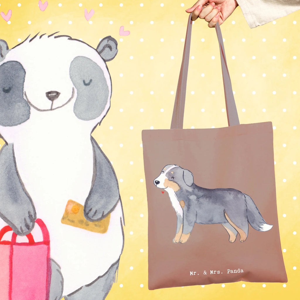 Torba berneński pies pasterski ratownik Tasche, Beuteltasche, Jutebeutel, Badetasche, Stoffbeutel, Schultertasche, Umhängetasche, Jutetasche, Einkaufstasche, Stofftasche, Beutel, Strandtasche, Einkaufstüte, Tragetasche, Shopper, Laptoptasche, Hund, Hunderasse, Rassehund, Hundebesitzer, Geschenk, Tierfreund, Schenken, Welpe, Dürrbächler, Berner Sennenhund