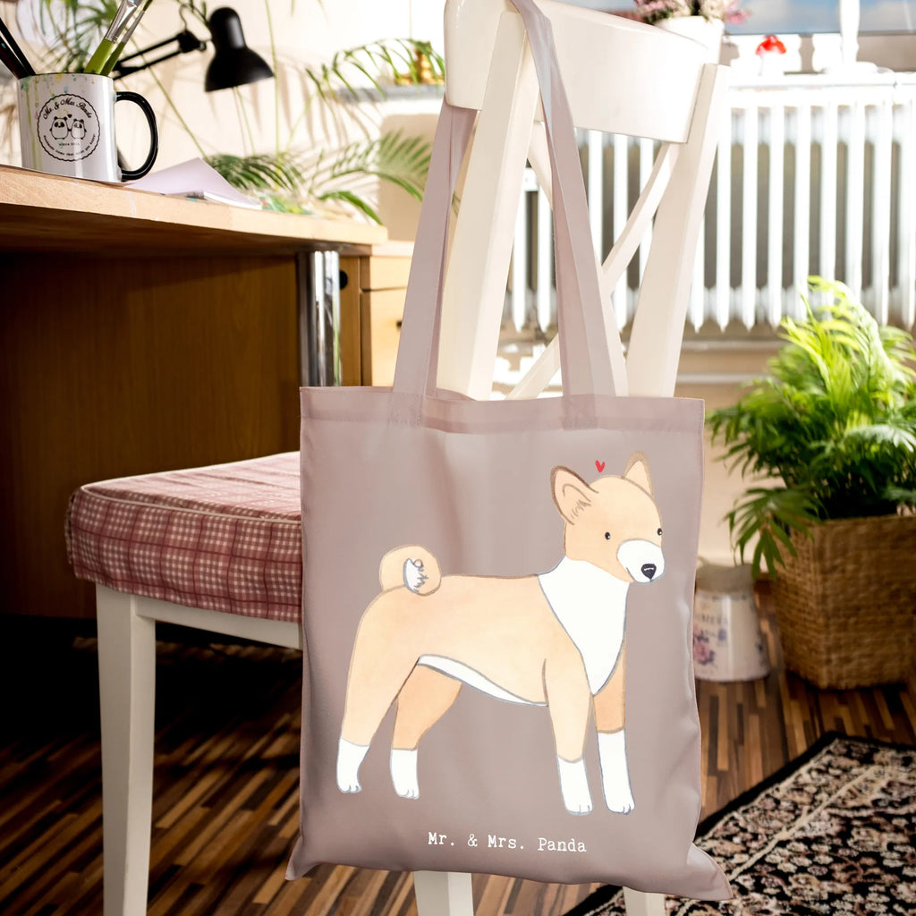Torba Basenji ratownik Stofftasche, Jutebeutel, Einkaufstüte, Jutetasche, Shopper, Strandtasche, Laptoptasche, Beutel, Beuteltasche, Einkaufstasche, Tragetasche, Tasche, Umhängetasche, Stoffbeutel, Schultertasche, Badetasche, Hund, Hunderasse, Rassehund, Hundebesitzer, Geschenk, Tierfreund, Schenken, Welpe, Kongo-Terrier, Basenji