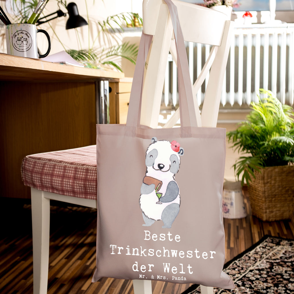 Torba Panda Najlepsza koleżanka do picia na świecie Shopper, Laptoptasche, Einkaufstasche, Beuteltasche, Schultertasche, Einkaufstüte, Badetasche, Tragetasche, Beutel, Tasche, Stoffbeutel, Strandtasche, Stofftasche, Jutebeutel, Jutetasche, Umhängetasche, für, Dankeschön, Geschenk, Schenken, Geburtstag, Geburtstagsgeschenk, Geschenkidee, Danke, Bedanken, Mitbringsel, Freude machen, Geschenktipp, Alkohol, Bae, Saufschwester, Freundin, Trinkschwester, Sister, Kleinigkeit, Sister from another Mister, Trinken, Schwester, Wochenende, Party