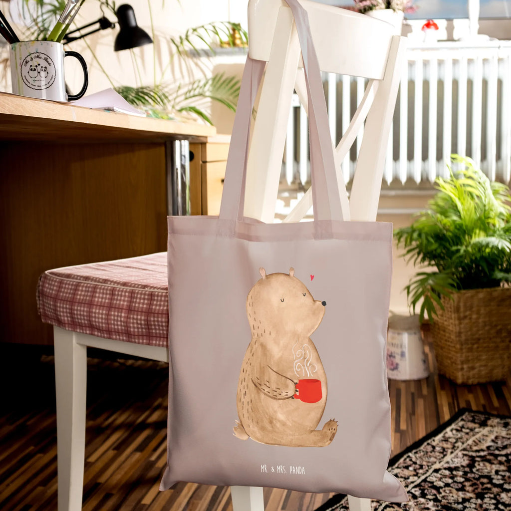 Tote bag bear morning coffee jute bag, cloth bag, pouch, shopper, Carrier bag, shopping bag, shoulder bag, bag, cotton bag, Love, Loving, Two, Together, Marriage, Engagement, Proposal of marriage, Love gift, gift for her, gift for him, anniversary gift, Valentine&#39;s Day Gift for Women Love Gift Anniversary Wedding Anniversary Party Favor Gift for Girlfriend Gift for Partner Boyfriend Gift Token of Love for Men for Husband