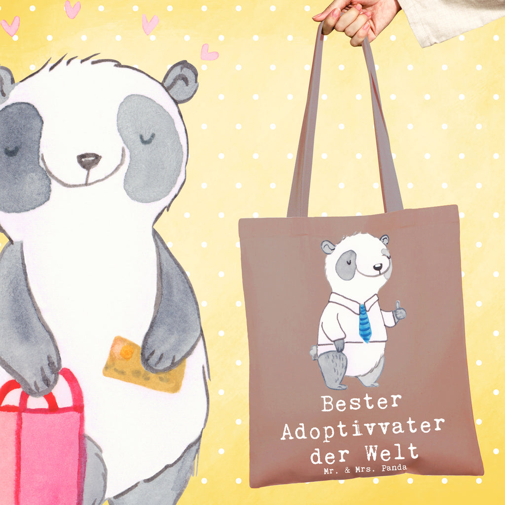 Tote bag panda Best adoptive father in the world Einkaufstasche, Schultertasche, Tragetasche, Stoffbeutel, Jutebeutel, Shopper, Tasche, Laptoptasche, Beutel, Strandtasche, Umhängetasche, Jutetasche, Stofftasche, Beuteltasche, Einkaufstüte, Badetasche, für, Dankeschön, Geschenk, Schenken, Geburtstag, Geburtstagsgeschenk, Geschenkidee, Danke, Bedanken, Mitbringsel, Freude machen, Geschenktipp, witzig, Abschluss, Sohn, Studium, Musterschüler, Spaß, Alumni, Student, Studienabschluss, lustig, Hochschule, Universität, Bachelor, Studenten, Uni