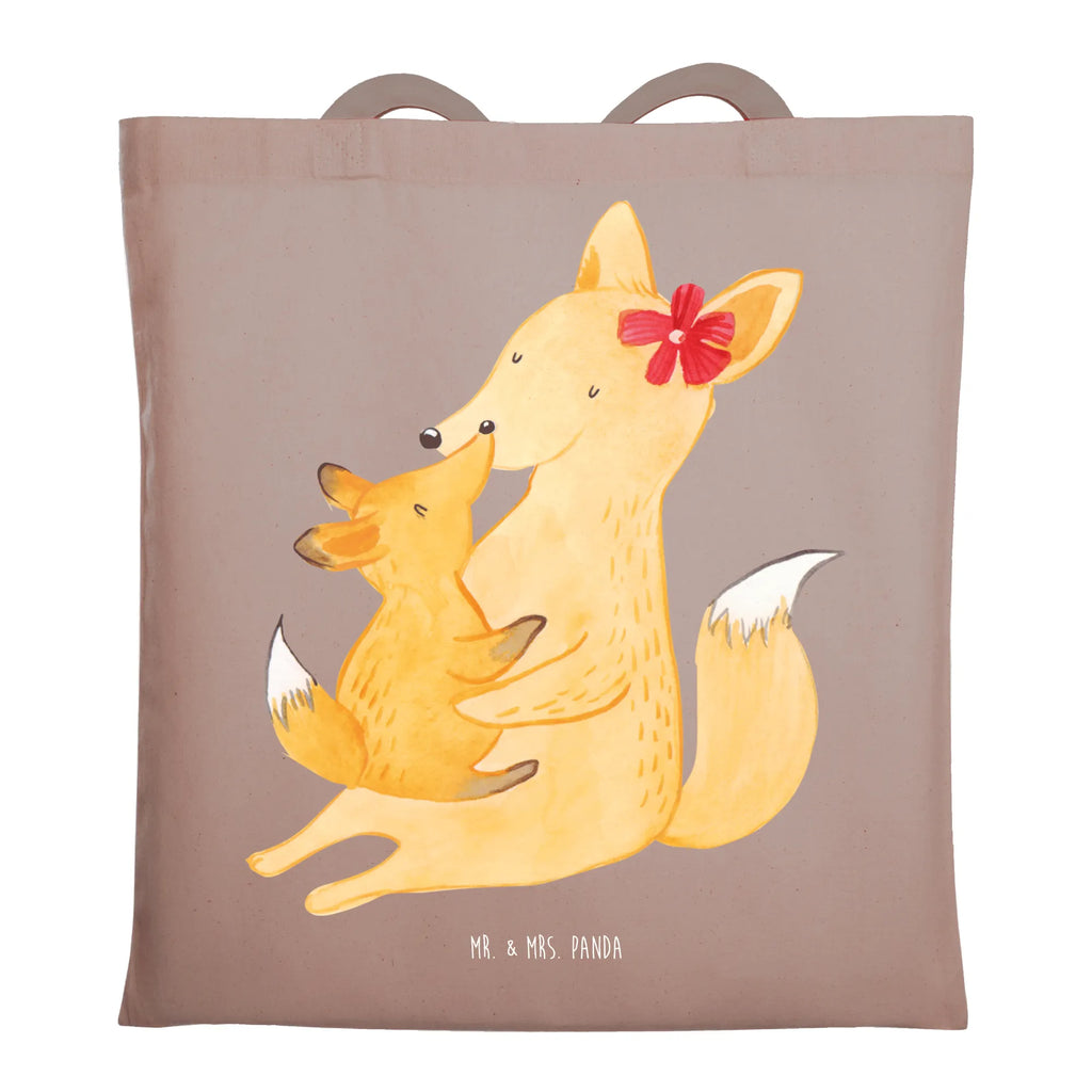 Tote bag Fox mummy Schultertasche, Beutel, Jutebeutel, Tasche, Umhängetasche, Tragetasche, Stoffbeutel, Einkaufstüte, Jutetasche, Stofftasche, Beuteltasche, Einkaufstasche, Shopper, Strandtasche, Laptoptasche, Badetasche, Familie, Vatertag, Muttertag, Bruder, Schwester, Mama, Papa, Oma, Opa, Lieblingstochter, Mutter, Tochter, Geschenk, Beste Tochter