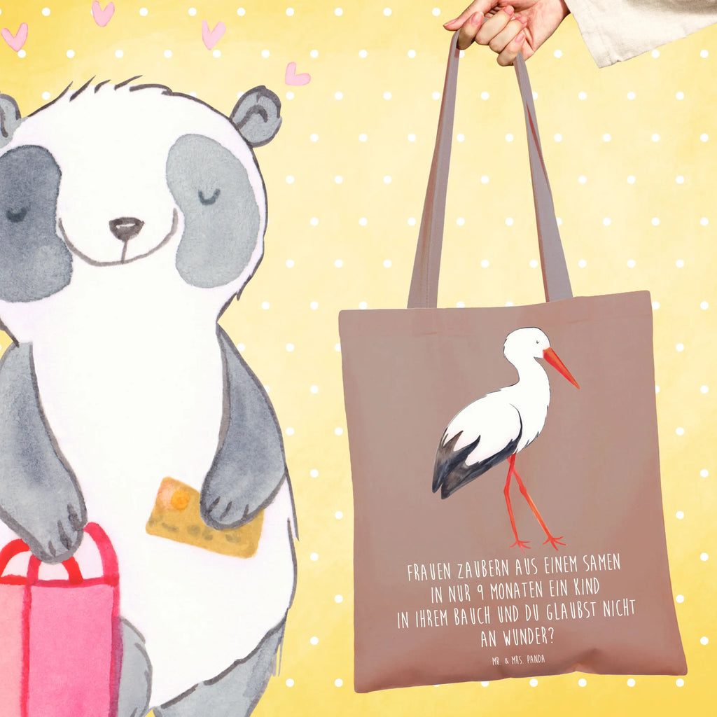 Tote bag Stork Stoffbeutel, Tasche, Laptoptasche, Badetasche, Jutetasche, Stofftasche, Beutel, Jutebeutel, Schultertasche, Beuteltasche, Strandtasche, Tragetasche, Einkaufstasche, Umhängetasche, Shopper, Einkaufstüte, Tiermotive, Gute Laune, lustige Sprüche, Tiere, Mutter werden, Schwangerschaft, Schwanger, Storch, Baby, Mütter, Störche, Mutter, Geburt, Babybauch