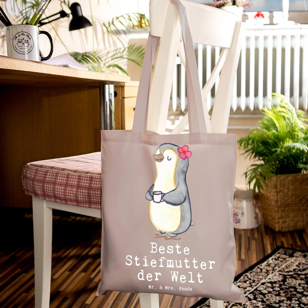 Tote bag penguin Best stepmom in the world Beuteltasche, Einkaufstüte, Tasche, Badetasche, Jutetasche, Strandtasche, Umhängetasche, Schultertasche, Beutel, Jutebeutel, Laptoptasche, Stoffbeutel, Stofftasche, Shopper, Tragetasche, Einkaufstasche, für, Dankeschön, Geschenk, Schenken, Geburtstag, Geburtstagsgeschenk, Geschenkidee, Danke, Bedanken, Mitbringsel, Freude machen, Geschenktipp, Mutter, Stiefmutter, Mutti, Mama, Beste, Stief Mutter, Mami, Tochter, Muttertag, Sohn, Stiefmama