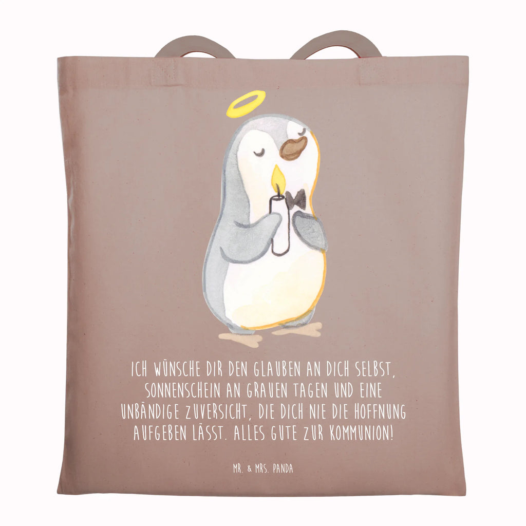 Tote bag penguin communion Carrier bag, jute bag, cotton bag, cloth bag, shoulder bag, bag, shopper, shopping bag, pouch, Confirmation, communion, youth consecration, confirmation gift, sunshine, faith, Communion, communion thank you, communion gift