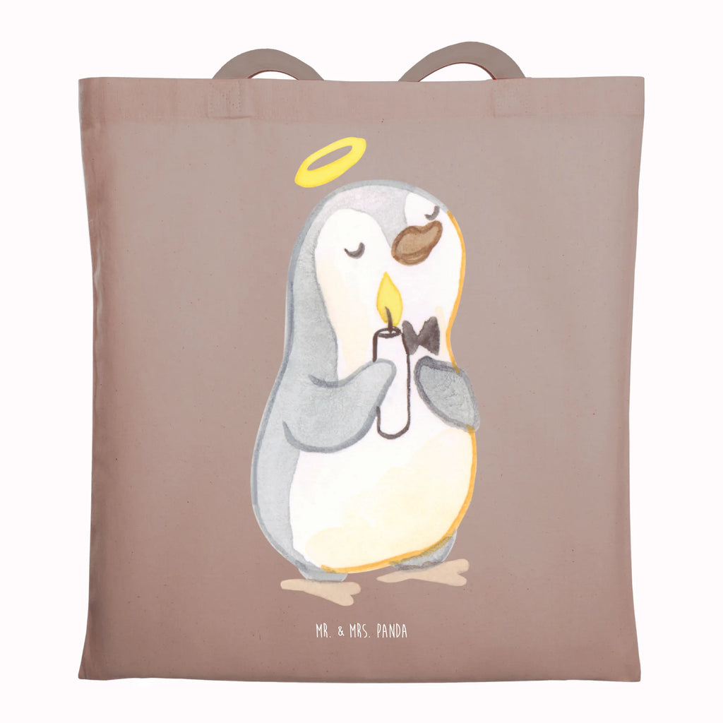 Tote bag penguin communion Carrier bag, jute bag, cotton bag, cloth bag, shoulder bag, bag, shopper, shopping bag, pouch, Confirmation, communion, youth consecration, confirmation gift, sunshine, faith, Communion, communion thank you, communion gift
