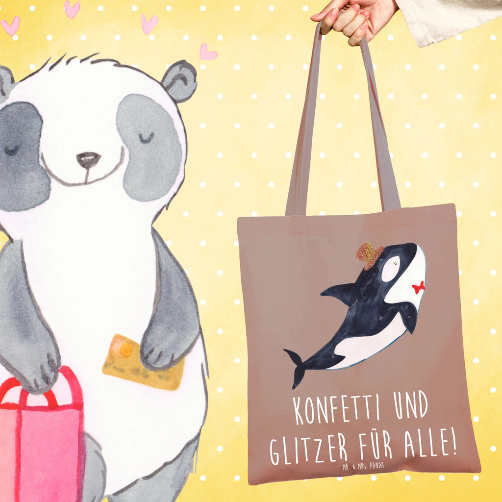 Torba Orka cylinder Beutel, Jutebeutel, Shopper, Umhängetasche, Laptoptasche, Strandtasche, Stoffbeutel, Schultertasche, Tasche, Badetasche, Jutetasche, Einkaufstüte, Beuteltasche, Einkaufstasche, Tragetasche, Stofftasche, Meerestiere, Meer, Urlaub, Konfetti, Glitzer, Geburtstag, Glückwunsch, Fest, Feier, Narwal, Glitter, Orca, Fete