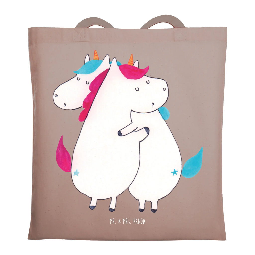 Tote bag unicorns Embrace Jutetasche, Umhängetasche, Jutebeutel, Einkaufstasche, Beutel, Tragetasche, Tasche, Badetasche, Laptoptasche, Stofftasche, Einkaufstüte, Schultertasche, Strandtasche, Shopper, Stoffbeutel, Beuteltasche, Einhorn, Einhörner, Einhorn Deko, Unicorn, Sister, Familie, Geschwister, Liebe, Schwestern, Schwester, BFF, Freundin, Freundinnen