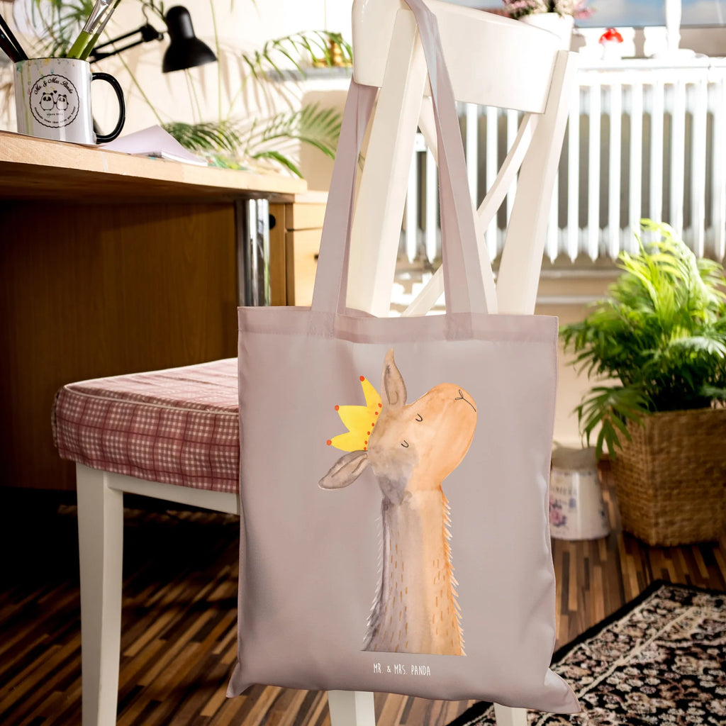 Tote bag llama head king cloth bag, shopper, shopping bag, bag, cotton bag, Carrier bag, jute bag, shoulder bag, pouch, Llama, llama, alpaca, trendy animal, high school graduation, dad, girlfriend, supervisor, mum, lamas, king, office colleague, lama, boss, colleague, queen