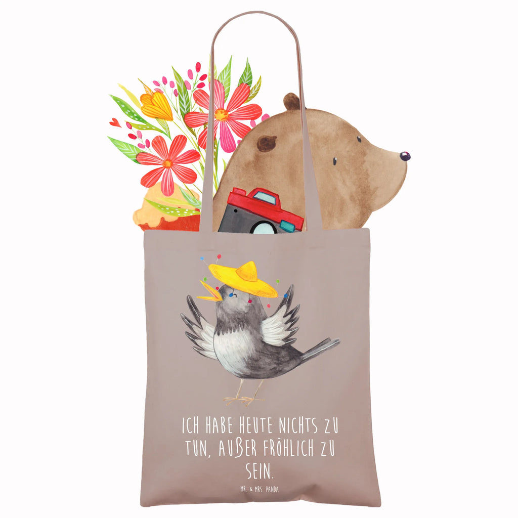 Tote bag Crow sombrero Tüte, Einkaufstüte, Beutel, uni tasche, Statementbeutel, Stofftasche, Strandtasche, Stoffbeutel, Jutetasche, bedruckte tasche, Alltagstasche, unitasche, Beuteltasche, baumwollbeutel, Einkaufsbeutel, Jutebeutel, Einkaufstasche, Schultertasche, Laptoptasche, Tasche, shopping tasche, Shopper, Henkeltasche, Badetasche, Leinentasche, Tragetasche, Baumwolltasche, tote bag, Umhängetasche, Schultasche, büchertasche, Gute Laune, Tiermotive, Tiere, lustige Sprüche, Vogel, Spruch positiv, froh, Vögel, glücklich sein, Glück Spruch, Elster, Rabe, Motivation, fröhlich sein
