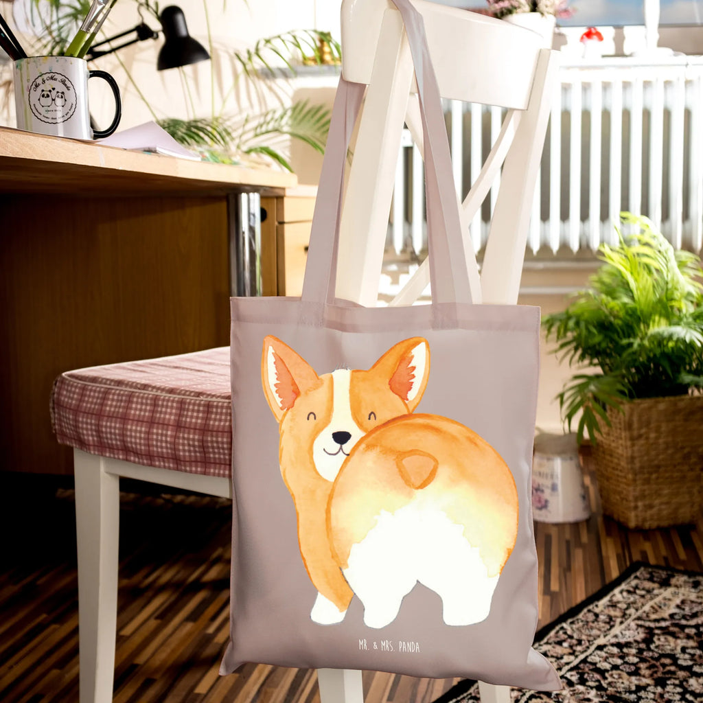 Tote bag corgi buttocks Schultertasche, Einkaufstasche, Strandtasche, Beuteltasche, Badetasche, Jutetasche, Tragetasche, Stoffbeutel, Umhängetasche, Einkaufstüte, Stofftasche, Jutebeutel, Beutel, Tasche, Shopper, Laptoptasche, Hund, Hundemotiv, Haustier, Hunderasse, Tierliebhaber, Hundebesitzer, Sprüche, Motivation, Selbstliebe, Corgie, Hundeliebe, Spruch