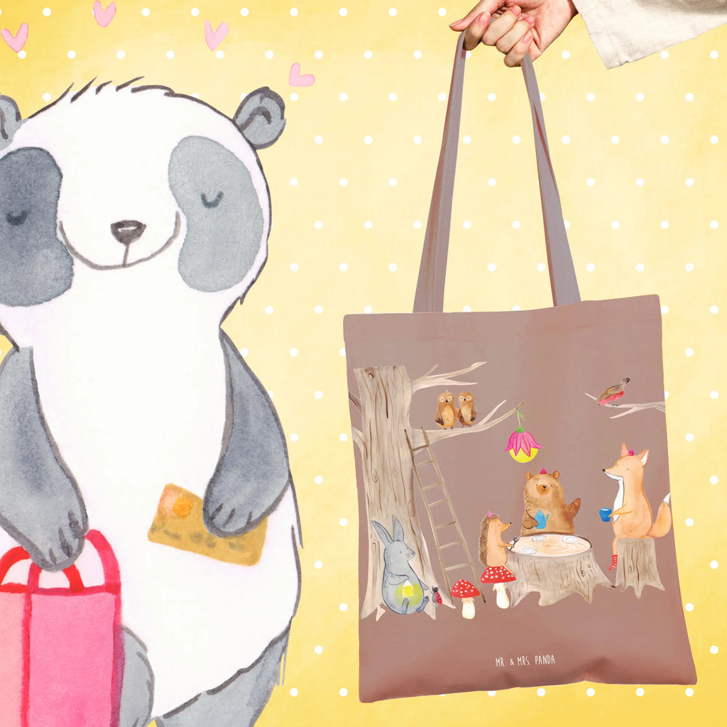 Torba zwierzęta leśne piknik Badetasche, Jutetasche, Tasche, Stofftasche, Tragetasche, Schultertasche, Beuteltasche, Strandtasche, Umhängetasche, Stoffbeutel, Jutebeutel, Shopper, Laptoptasche, Einkaufstasche, Einkaufstüte, Beutel, Tiermotive, Gute Laune, lustige Sprüche, Tiere, Picknick, Fuchs, Hase, Wald, Igel, Eichhörnchen, Maus, Waldtiere