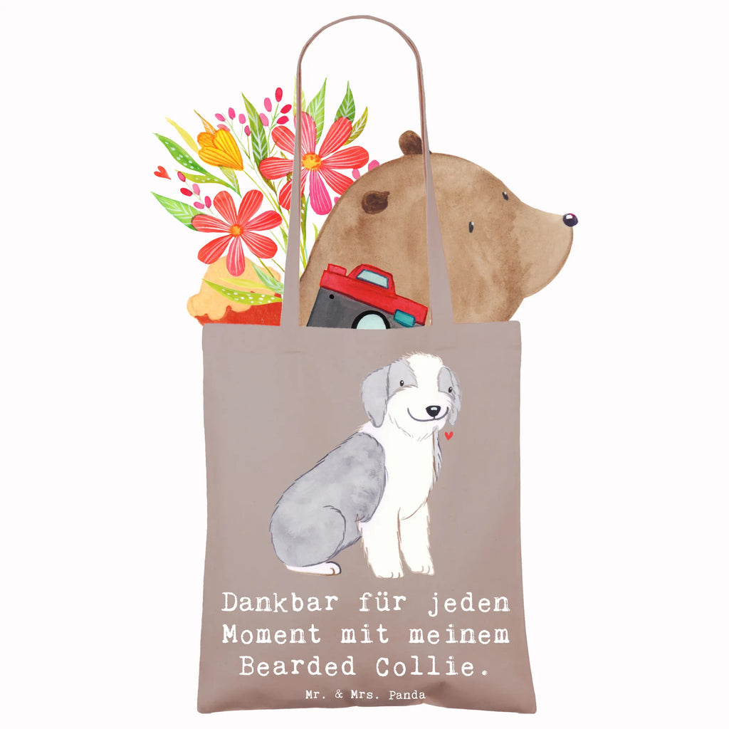 Torba Brodaty Collie Chwila Shopper, Jutetasche, Beutel, Laptoptasche, Tasche, Stoffbeutel, Einkaufstüte, Tragetasche, Jutebeutel, Stofftasche, Schultertasche, Strandtasche, Beuteltasche, Einkaufstasche, Umhängetasche, Badetasche, Hund, Hunderasse, Rassehund, Hundebesitzer, Geschenk, Tierfreund, Schenken, Welpe, Bearded Collie, britischer Hütehund