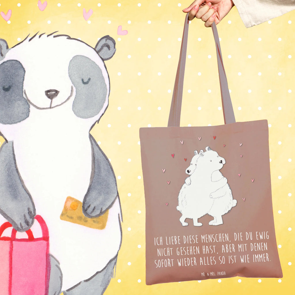 Tragetasche Eisbär Umarmen