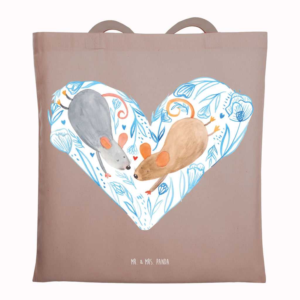 Tote bag Mice heart Strandtasche, Laptoptasche, Badetasche, Stofftasche, Jutetasche, Einkaufstasche, Shopper, Beutel, Tasche, Schultertasche, Einkaufstüte, Beuteltasche, Umhängetasche, Jutebeutel, Tragetasche, Stoffbeutel, Liebe, Partner, Freund, Freundin, Ehemann, Ehefrau, Heiraten, Verlobung, Heiratsantrag, Liebesgeschenk, Jahrestag, Hocheitstag, Hochzeit, Mäuse, Maus, Love, Geschenk für zwei, Lieblingsmensch, Liebesbotschaft, Gemeinsamkeit, Liebesbeweis