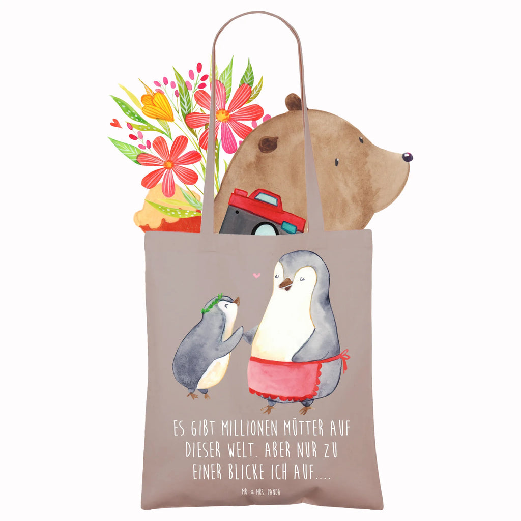 Tote bag Penguin with child bag, shoulder bag, jute bag, cotton bag, cloth bag, pouch, shopping bag, shopper, Carrier bag, Family, Father's Day, Mother's Day, brother, sister, Mom, Dad, Mother, Mummy, Mommy, Birthday, Gift